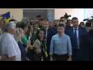 Ukrainian president Zelensky casts his vote in Parliamentary elections