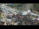 Catalan separatists block Spain-France highway