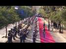 Chinese President Xi Jinping is welcomed by Greek President Prokopis Pavlopoulos