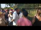 Protesters gather outside Venezuelan embassy in Brazil