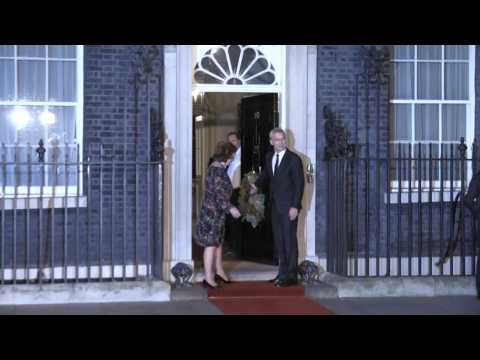NATO leaders arrive for evening reception at Downing Street (2)