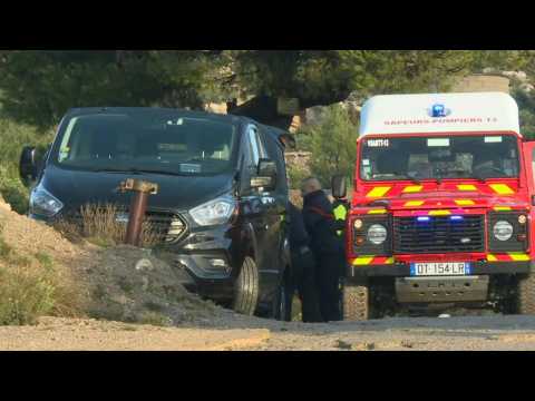 Helicopter crash in France: police and emergency services secure the area
