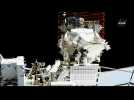 ISS astronauts conduct spacewalk for repairs