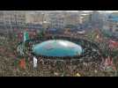 Mourners gather in Tehran to pay homage to Qasem Soleimani