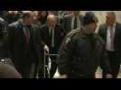 Harvey Weinstein arrives for start of sex crimes trial