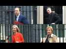 Boris Johnson's ministers arrive at Downing Street for cabinet meeting