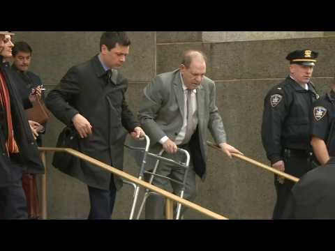 Weinstein exits court on second day of sex crimes trial