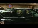 Convoy of Carlos Ghosn leaves his residence for presser venue