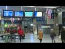 Empty station in Paris on 13th day of transport strike