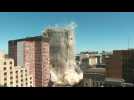 Johannesburg building demolished