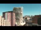 Johannesburg's Bank of Lisbon building demolished one year after deadly fire