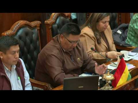 Bolivia's lower house approves law for new elections