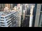 Tens of thousands protest in Hong Kong