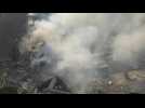 Fire and building collapse at Delhi warehouse