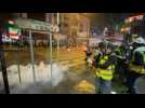 Police fire tear gas as Hong Kong rings in New Year