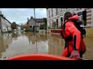 Flooding after heavy rain storms hits Pas-de-Calais in northern France