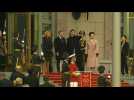 Xi welcomes Macron at Beijing's Great Hall of the People