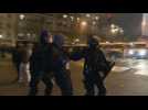 French police detain man after protests over pension overhaul