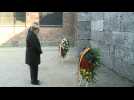 German Chancellor Angela Merkel pays tribute to Auschwitz victims
