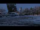 Heavy snow causes power cut in Saint-Etienne