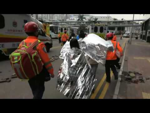 HK campus siege: some students surrender, brought out by paramedics