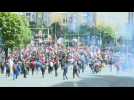 Bolivia police fire gas at anti-government protesters