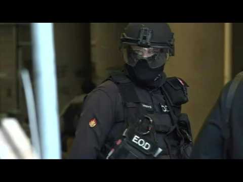Hong Kong police enter ransacked and abandoned campus