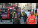Stabbing near London Bridge: police arrive at scene