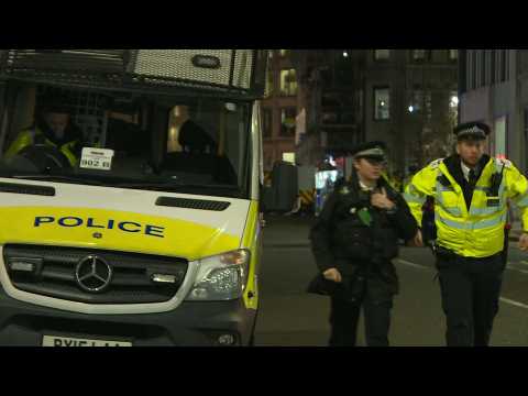 Police cordon in place after London Bridge attack
