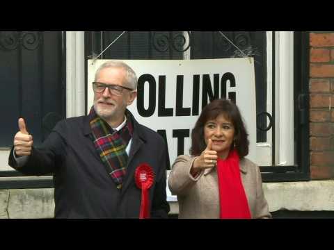 Corbyn votes in Britain's snap 'Brexit election'