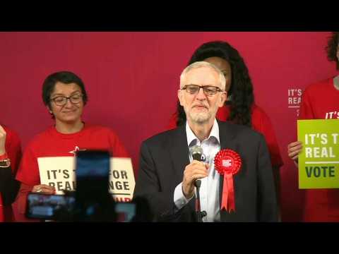 Labour Leader Jeremy Corbyn rounds up the final day of campaigning with London rally