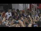 Brazil's Lula addresses supporters after walking free from jail