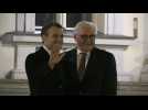 French President Macron meets German President Steinmeier in Berlin