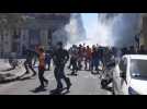 In Paris, clashes during a demonstration in support of migrants held in detention centres
