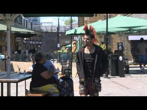London's historic Camden Market reopens as lockdown measures eased