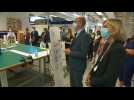 French education minister visits vocational high school as deconfinement continues