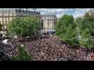 Huge crowds fill the streets of central Paris in anti-racism march