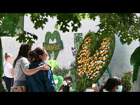 Third anniversary of the Grenfell Tower fire in London