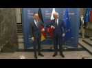 German Foreign Minister Heiko Maas arrives in Warsaw