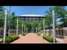 Images of Flushing Meadows US Open site, which will go ahead without fans amid coronavirus pandemic