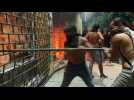 Angry Lebanese protesters set fire to shops in Beirut
