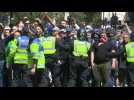 In London far-right activists rally to 'guard' Winston Churchill statue