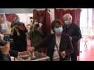 Lille's socialist mayor Martine Aubry votes in second round of elections