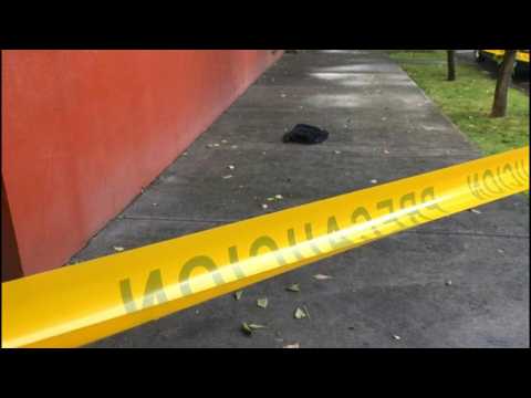 Images of the street where Mexico City security chief was wounded in attack