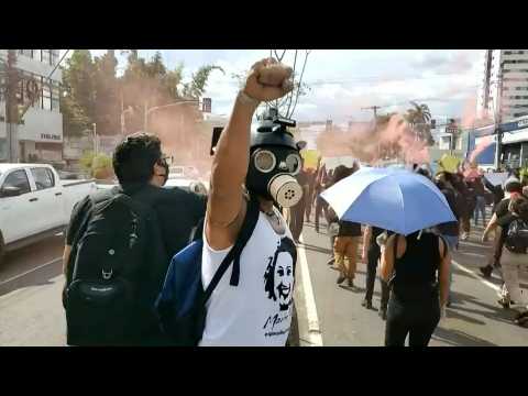 Brazil: people in Manaus protest against Bolsonaro