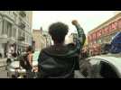 Black Lives Matter protesters march through the streets of New York