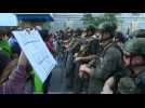 Death of George Floyd: Protesters face police near White House