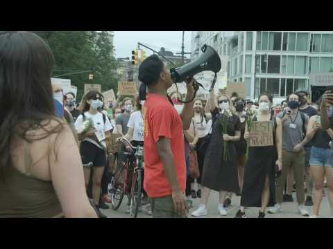 Protesters mark Breonna Taylor's birthday at Black Lives Matter rally in New York