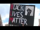 French anti-racism protesters defy police ban to march near US embassy
