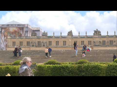 Visitors flock to Versailles gardens as Palace reopens post-lockdown